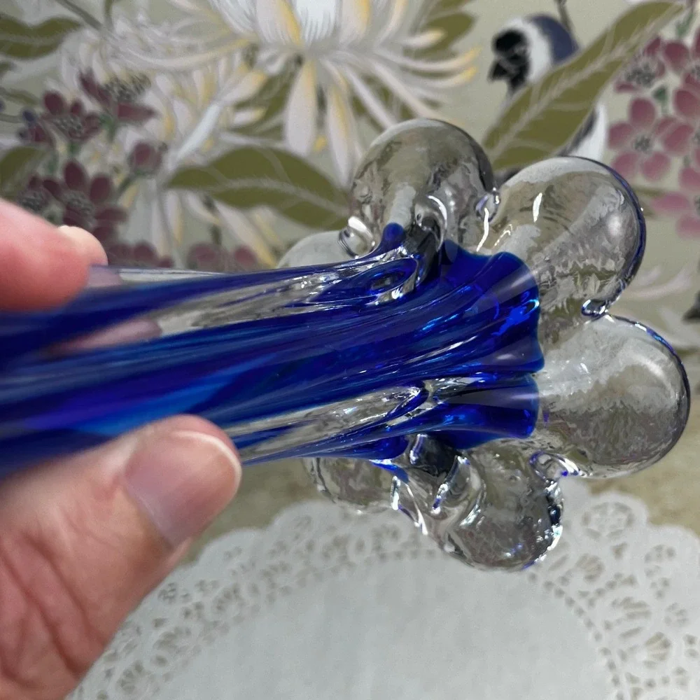 Art Glass Bud Vase 11.5